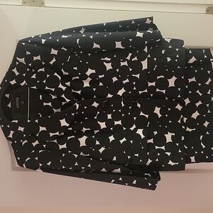 Black and White 2 piece skirt suit